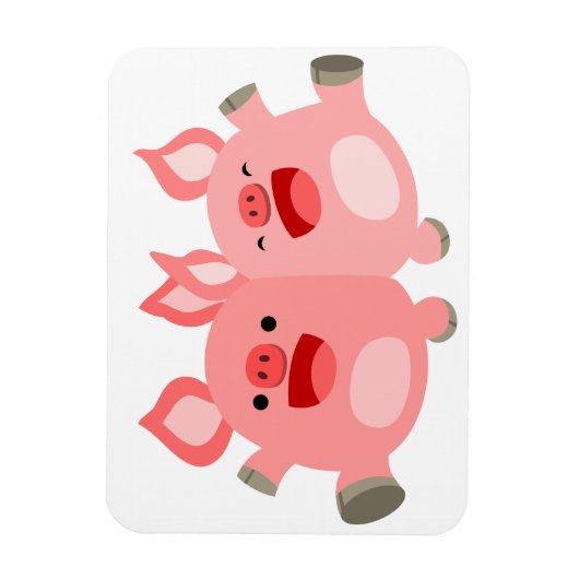 うん!!可愛い漫画ピッグフレキシブルマグネット マグネット (縦)