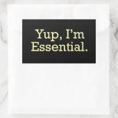 うん、私は不可欠だ。 長方形シール (バッグ)