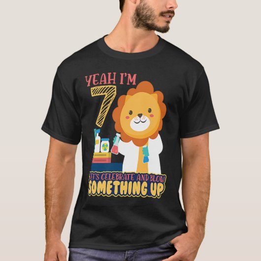 うんIm 7レッツと祝科学吹誕生日 Tシャツ (正面)