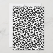 うーわ！1歳の誕生日 | 農場の動物パーティー サンキューカード (裏面)