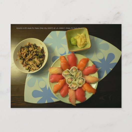 うーん食事… ポストカード (正面)