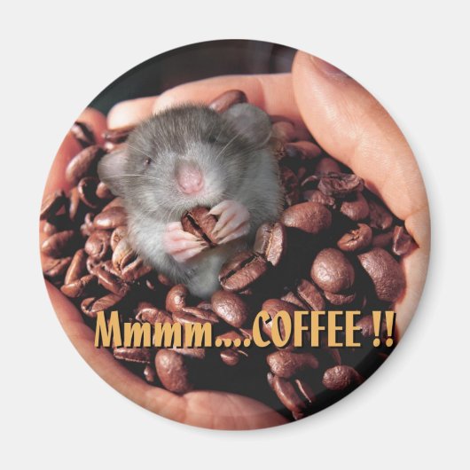 うーん…コーヒー!!マグネット マグネット (正面)