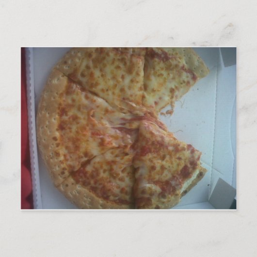 うーん…..ピザ ポストカード (正面)