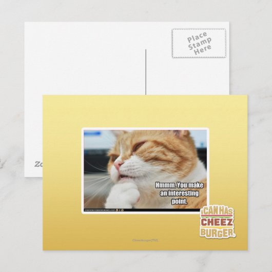 うーん。 ポストカード (正面/裏面)