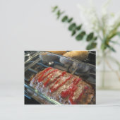 うーん、ミートローフ!レシピカード ポストカード (スタンド正面)