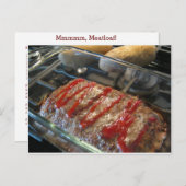 うーん、ミートローフ!レシピカード ポストカード (正面/裏面)