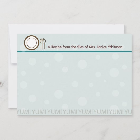 うーん!レシピカード (正面)