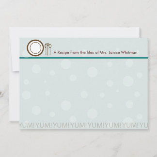 うーん!レシピカード