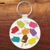 うーん!Popsicle Keychain – ラウンド キーホルダー (正面)