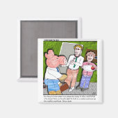 う～ん…ベーコンのような味。豚のジョーク！ マグネット (正面/裏面)