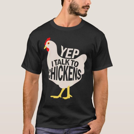 えぇ~チキンと話す Tシャツ (正面)