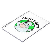 えぇ、ヤギぃ! 面白い動物のしゃれ ノートブック (左側)