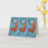 「ええぇ！」 グリーティングカード (黄色い花)