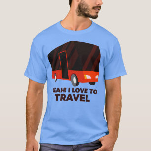 ええおもしろい私は旅行に大好き引用文ことわざ Tシャツ
