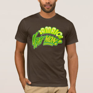 ええジャマイカ月曜日ブラウンのワイシャツ Tシャツ