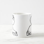 ええボスの激怒の漫画のミームのように コーヒーマグカップ (中央)