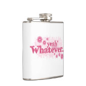 ええ何でもピンクレディーススローガンお尻フラスコ フラスク (右)