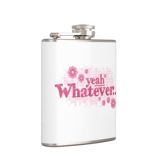 ええ何でもピンクレディーススローガンお尻フラスコ フラスク (右)