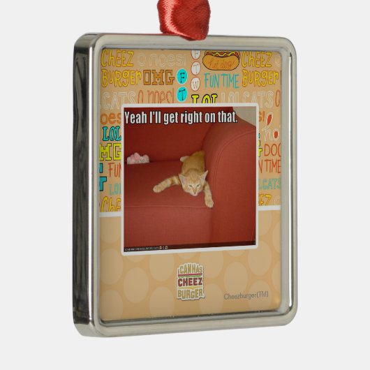 ええ私はそれで右になります メタルオーナメント (右)