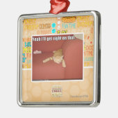 ええ私はそれで右になります メタルオーナメント (左)