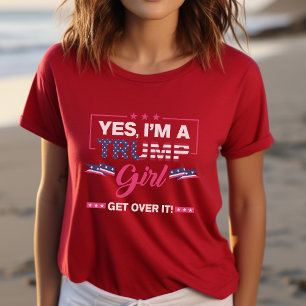 ええ私はトランプの女の子で、2024年の選挙を乗り越える Tシャツ