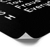 ええ私は魚は税詐欺をコミット毎日Co ポスター (角)