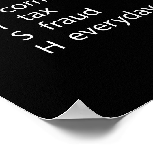 ええ、もちろん私は魚は毎日Fi税詐欺をコミット ポスター (角)