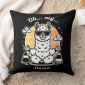 ええ、ラマさん、人生はそんなに真剣に生きなくても クッション (ブランケット)