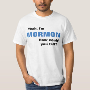 ええ、私はyaがいかに告げることができるかモルモンのTシャツですか。 Tシャツ