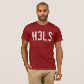 ええH3LSの学校代表のティー Tシャツ (正面フル)