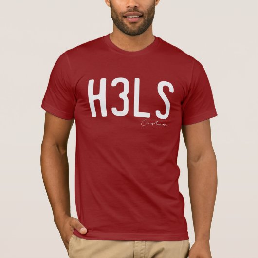ええH3LSの学校代表のティー Tシャツ (正面)