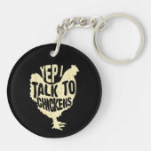 えおもしろいえ～鶏ギフト動物のホークールスと話す キーホルダー (裏面)