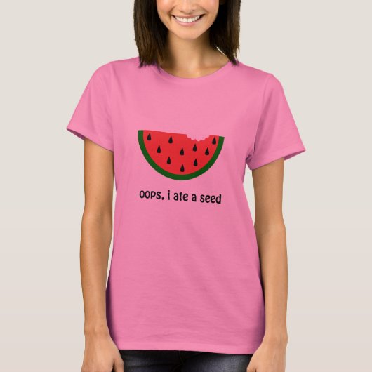 えっと種食べマタニティシャツ Tシャツ (正面)