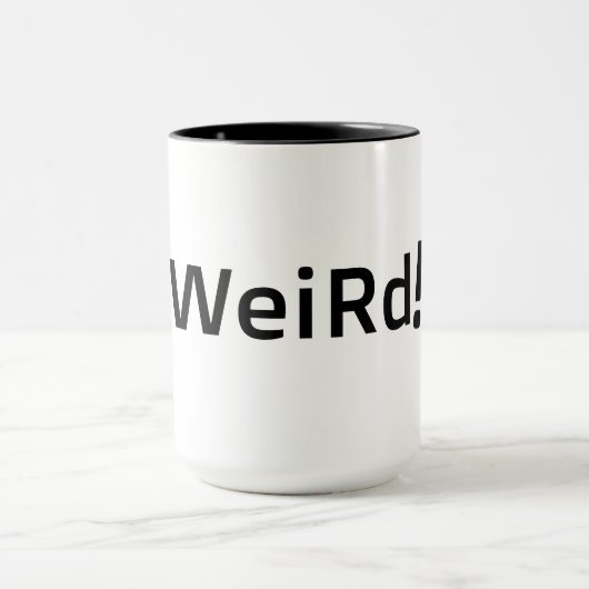 えっと、それが風変わりおもしろい引用文 マグカップ (中央)