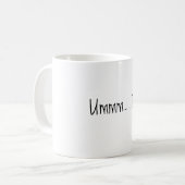 えっと…コーヒおもしろいーマグなし コーヒーマグカップ (正面左)