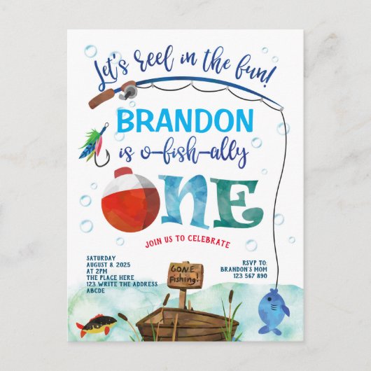 えっと、公式に、釣りをテーマにした最初のやつだ！ ポストカード (正面)