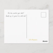 えっ何！？お誕生日なの！？ ポストカード (裏面)