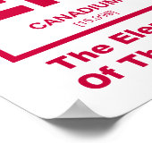 えっ？カナダのカナダエレメント ポスター (角)