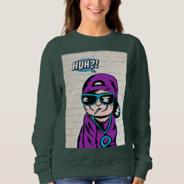 えっ?猫質問 スウェットシャツ