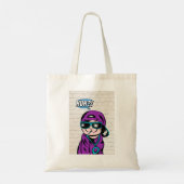 えっ？猫質問 トートバッグ (裏面)