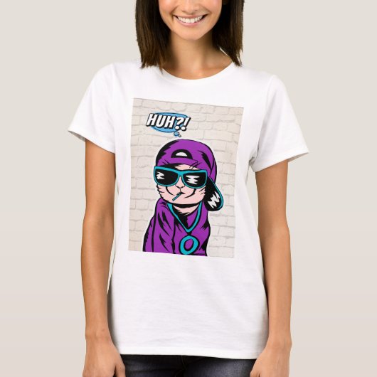 えっ？猫質問 Tシャツ (正面)