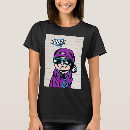 えっ？猫質問 Tシャツ (正面)