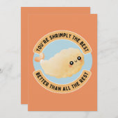 えびさん、あなたは本当に最高です！他の誰よりもずっと。 シーズンカード (正面/裏面)