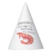 えびっぽい誕生日 パーティーハット (正面)