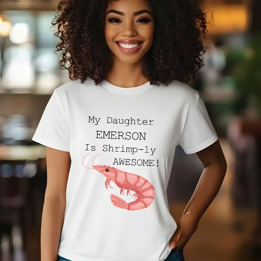 えびっぽくて最高なパパ・ママへ Tシャツ