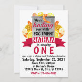 えびの誕生日パーティー 招待状 (正面)