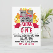 えびの誕生日パーティー 招待状 (スタンド正面)