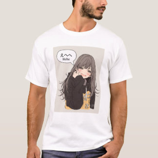 えへへTシャツ｜寿司娘 Tシャツ