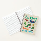 えらいのら caterpillar | すべての生き物に優しくしよう ノートブック (内部)