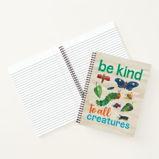 えらいのら caterpillar | すべての生き物に優しくしよう ノートブック (内部)